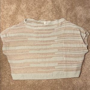 Frenchi Crop Top Knit Sweater